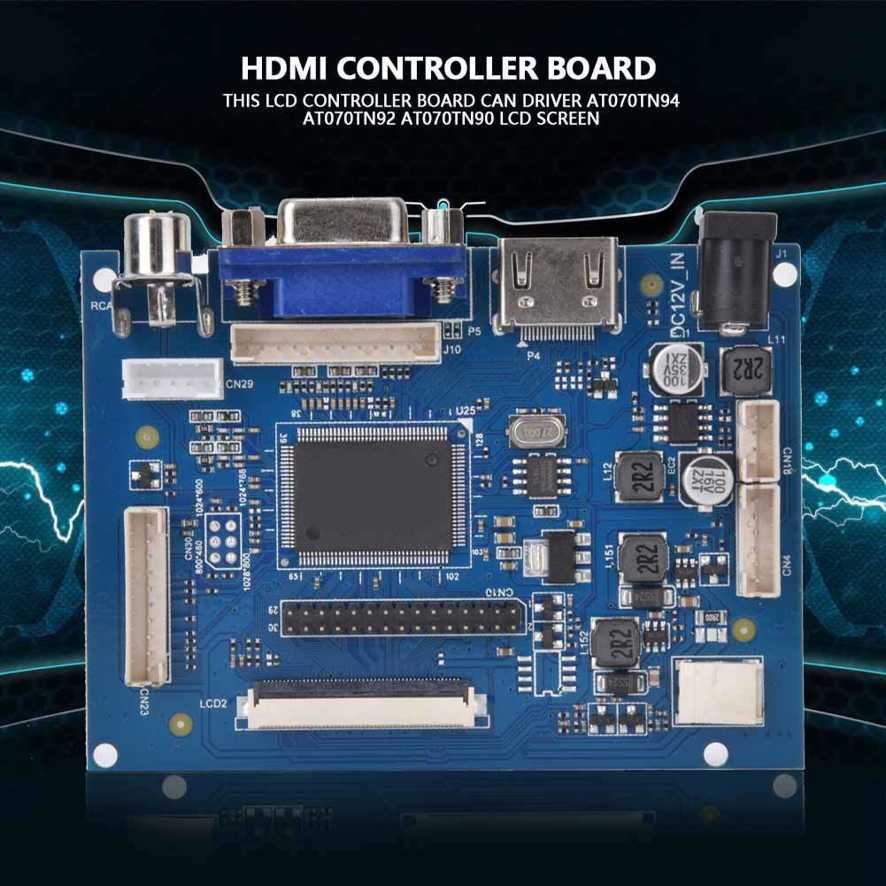 HDMI + VGA AV LCD Controller Board AT070TN92 AT070TN90 AT070TN94 50Pin Durable. 