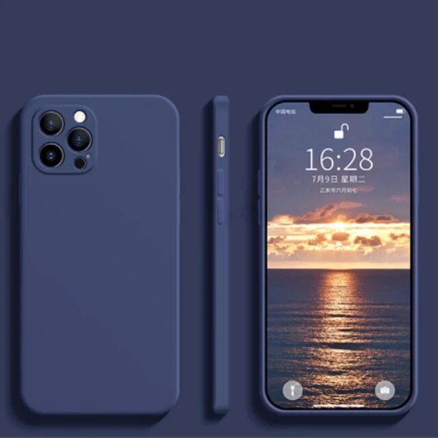 For OPPO A77 Case Oppo A54 A55 A74 A93 A17 A77S A57e A57S A76 A96 Square Liquid Phone Case Full Lens Protection Cover