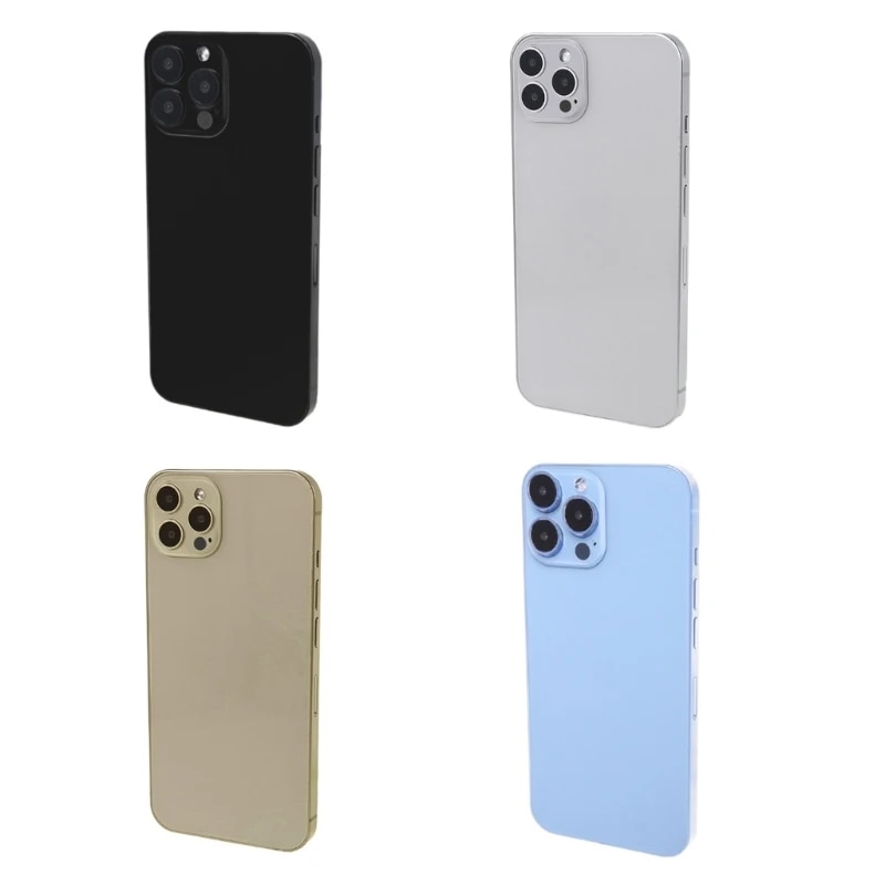 Non Working 1:1 Metal Phone Display Model Phone Dummy for CASE Display Toy For 13 Pro MaxModel 6.7 Inch Cell Phone