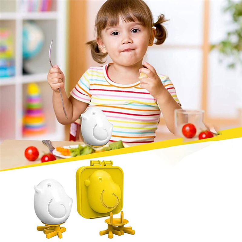 Boiled Egg Mold Egg Tool 3D Cartoon Chicken Mold for Boiled Eggs. 