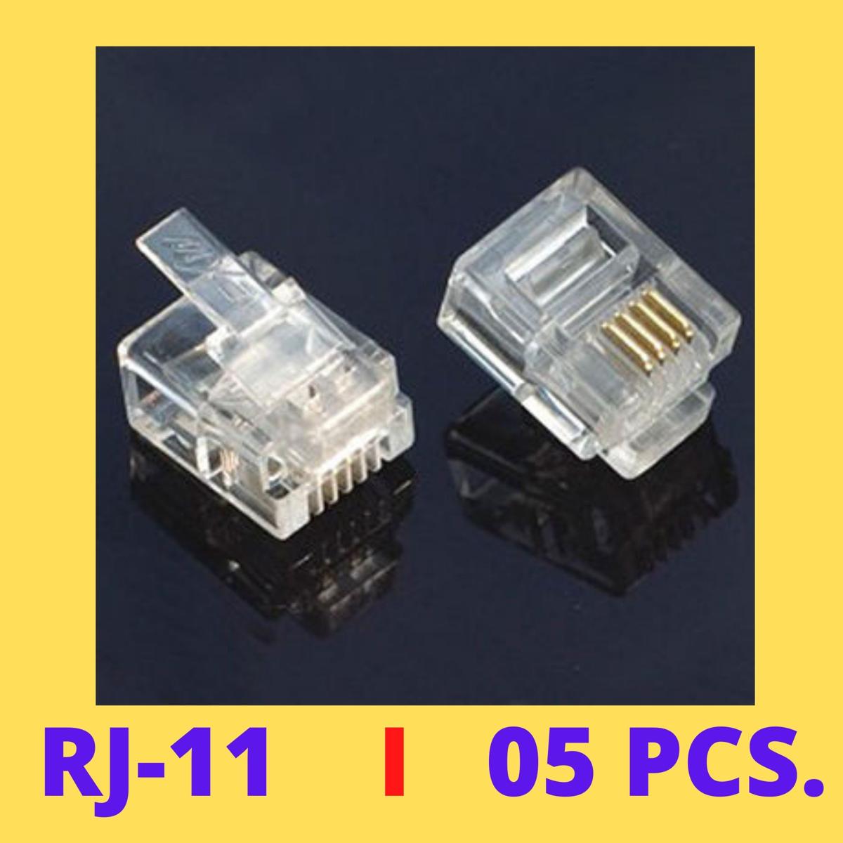 RJ11 Connector For Telephone Intercom PABX System