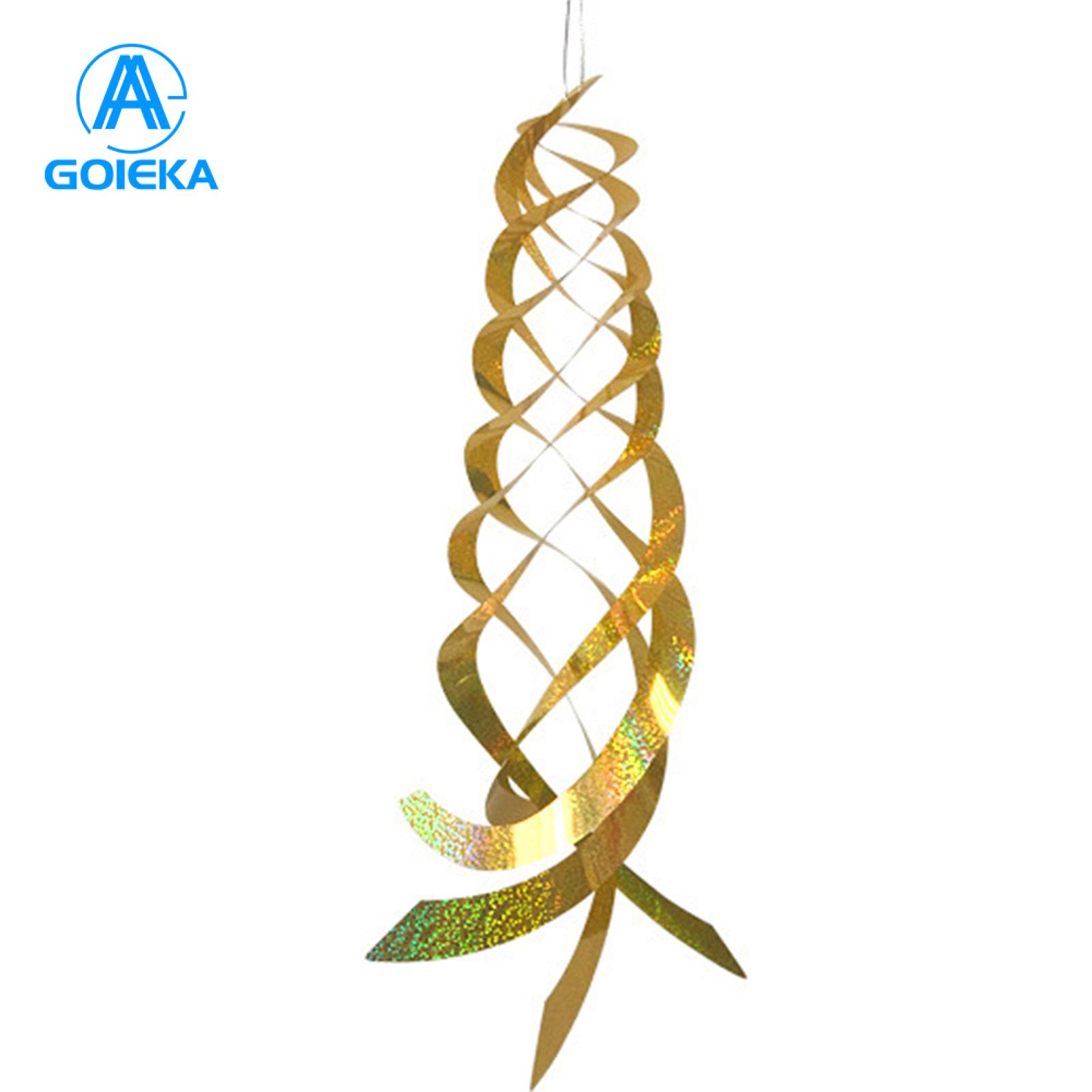 GOIKEA Durable Bird Deterrent Reflective Bird Repellent Wind Spinner for Garden Yard Farm Hang Deterrent Device for Indoor Outdoor Decoration Reflective Wind Spinner