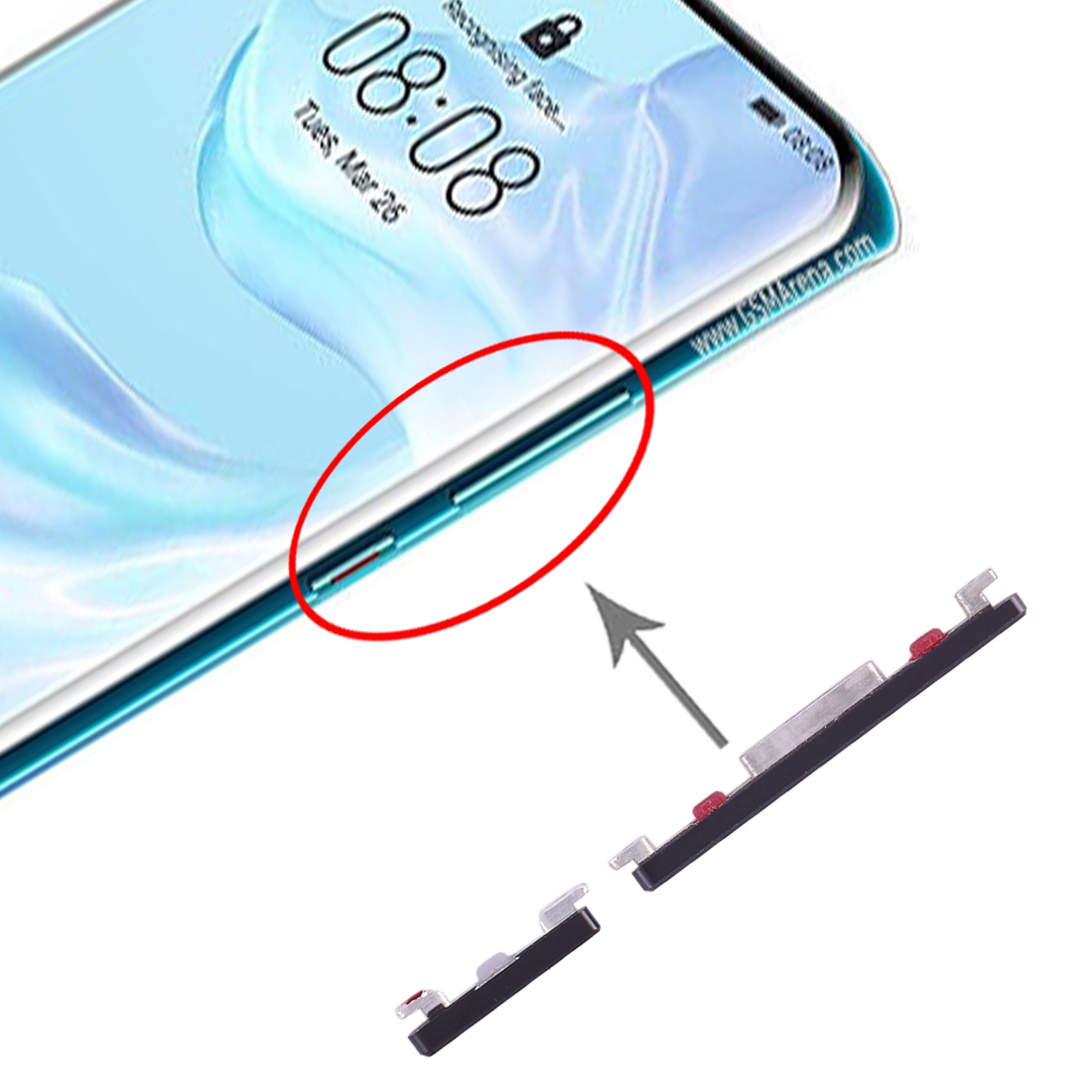 (New) For Huawei P30 Pro Power Button and Volume Control Button