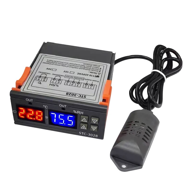 STC 3028 Digital Temperature and Humidity Controller Supply AC 220V Egg Incubator Controller. 