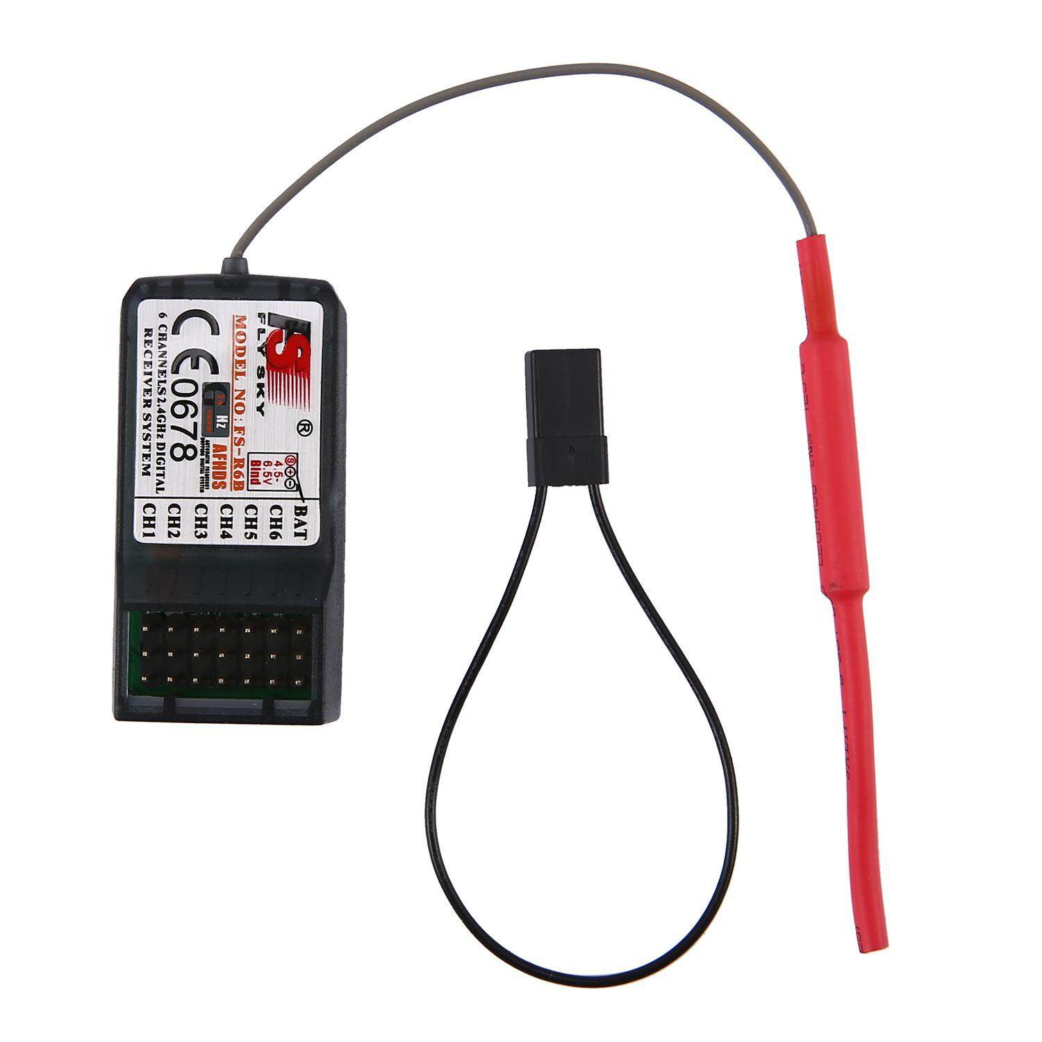 Flysky FS-R6B 6 Channel 2.4g T6 TH9X I6 I10 Receiver for Rc Car Rc Boat