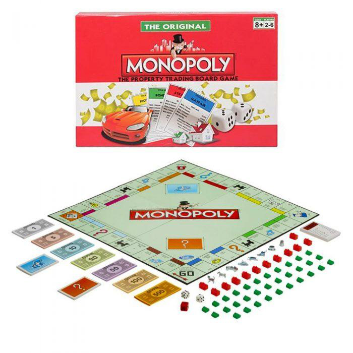 Plastic Monopoly Property Trading Board Game Trending Game. 