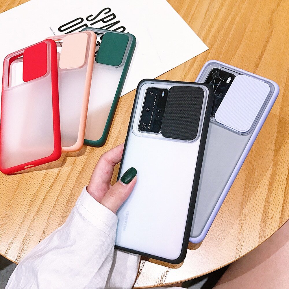 Camera Lens Protection Slide Case Realme C2 C3 C11 C12 C15 C17 Realme 5i 6i 6 7 7 Pro Back Cover. 