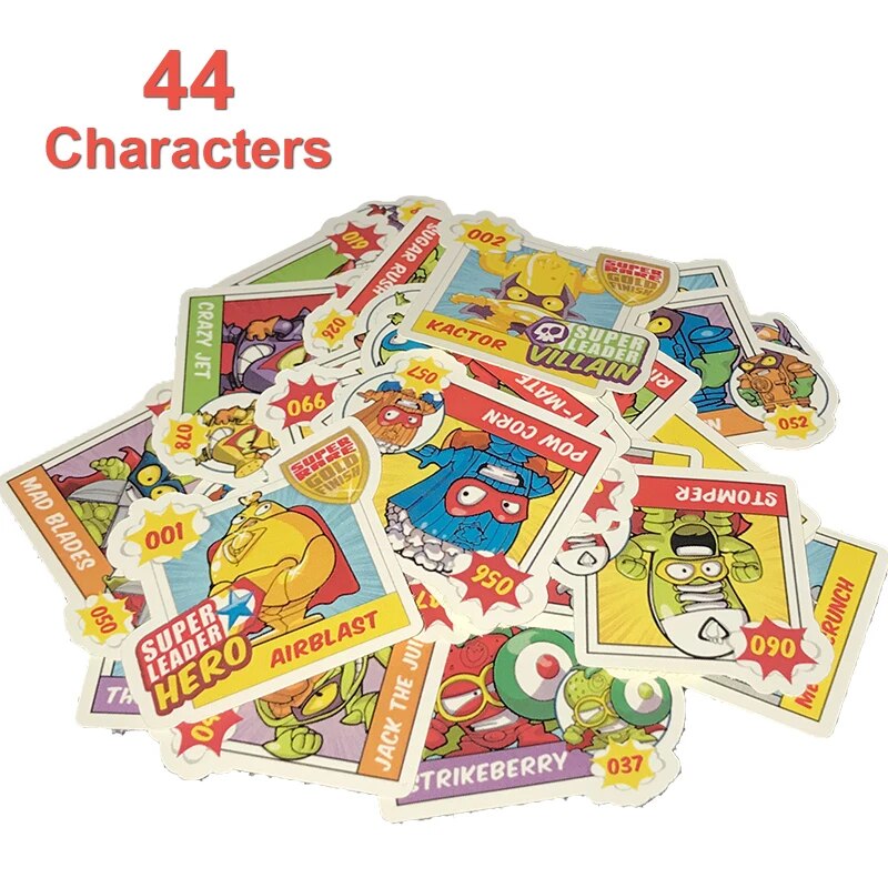 44 Pcs/set Superzings Stickers No Repeat All Characters Super Zings Series 2 3 4 Birthday Party Decoration Kids Christmas Gift