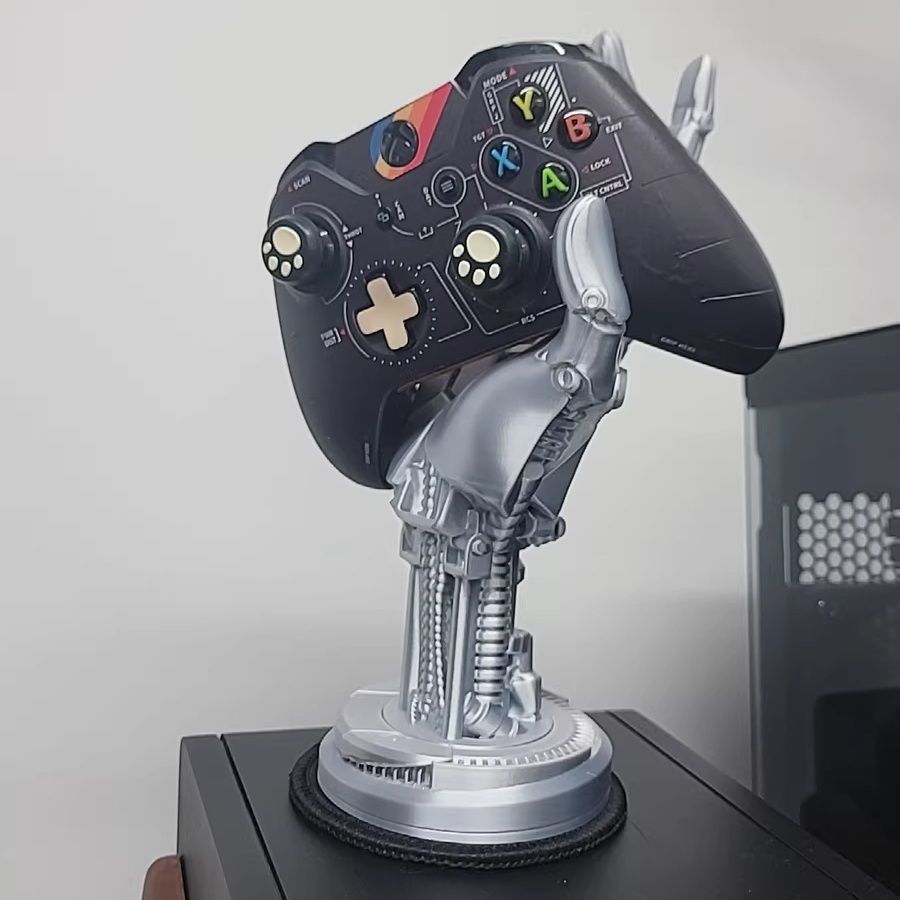 Game Controller Holder Cyberpunk Mechanical Arm PS5 Xbox Switch Asura Universal Gamepad Mount Controller Stand Home Decor. 