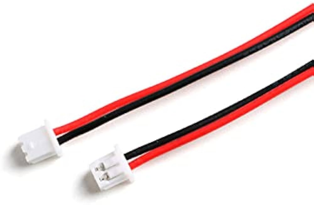 Mini Micro JST 2.0 PH 2-Pin Connector plug with Wires Cables Electric Battery connector Battery Electrical. 