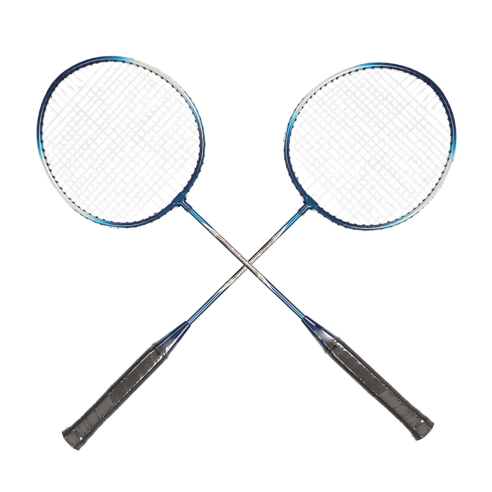 2 Player Badminton Racket Set, Badminton Racket Set Of 2 Iron Alloy  for Playground for Kids. 