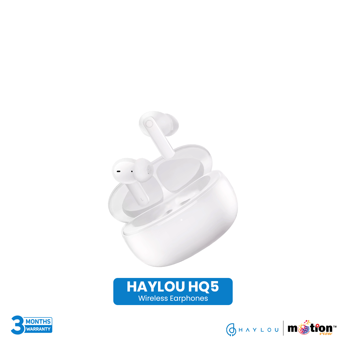 Haylou HQ5 Bluetooth 6.0 With (ANC & ENC) True Wireless Earphones. 