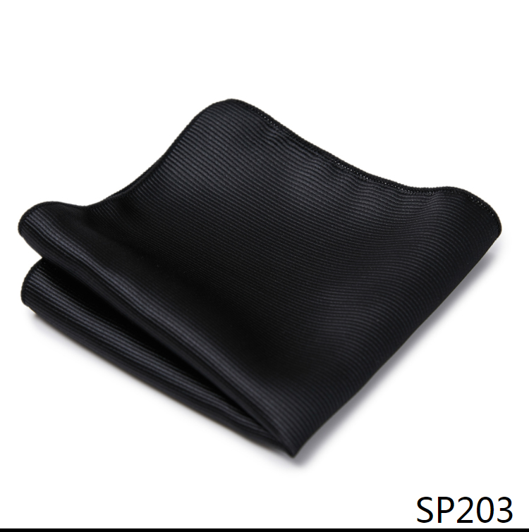 High Grade Brand Kerchief Man Dark Blue Striped April Fool's Day Fit Formal Party Pocket Square Handkerchiefs Suit Accessories
