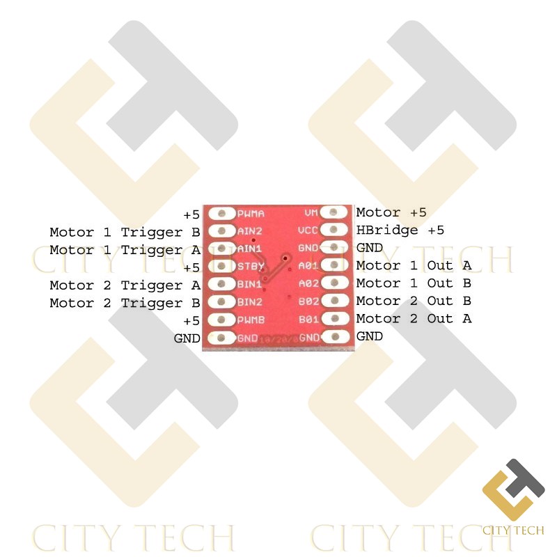 TB6612FNG Dual DC Stepper Motor Drivers Module Controller Board for Arduino Electrical Circuitry & Parts. 