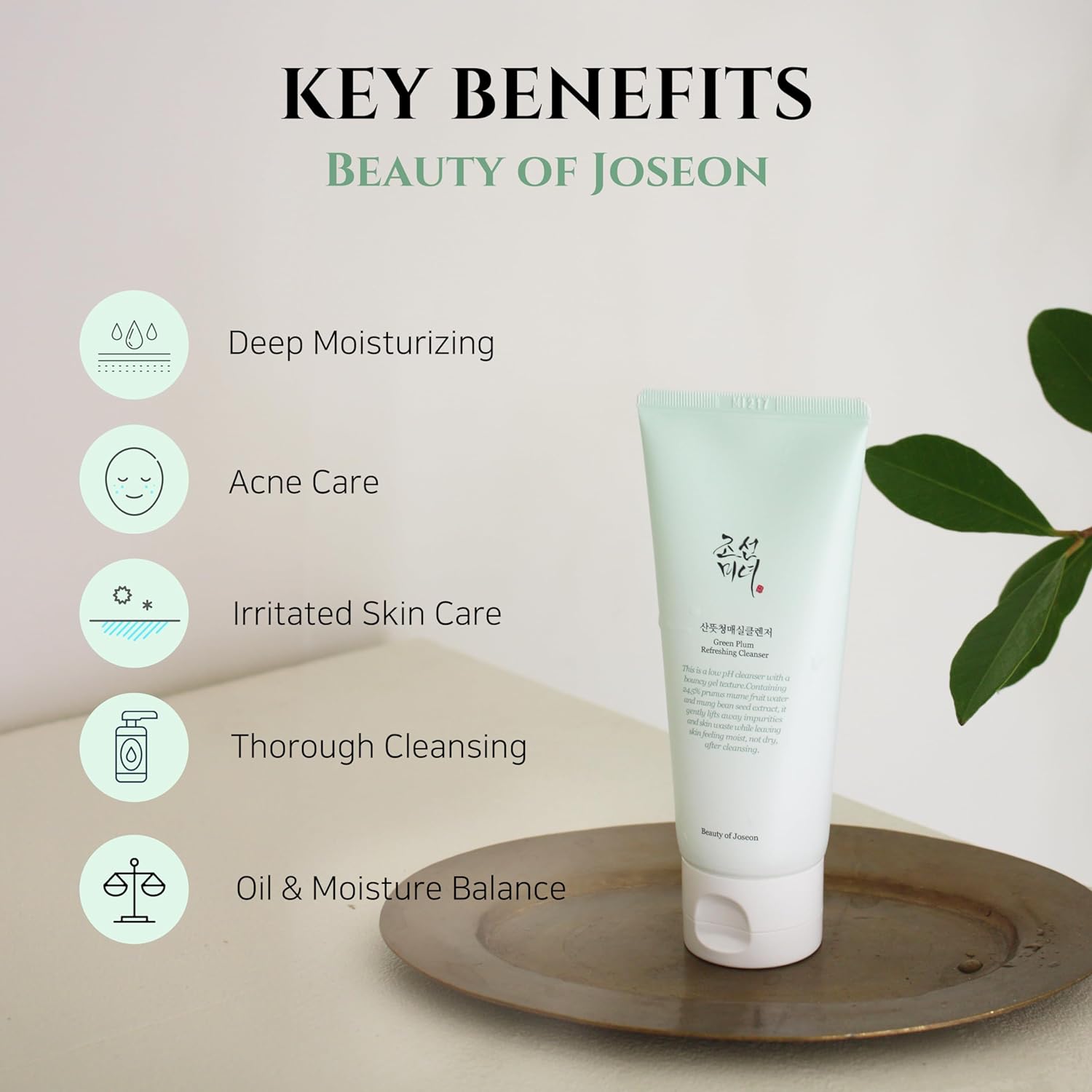 Beauty of Joseon Green Plum Refreshing Cleanser 100ml. 