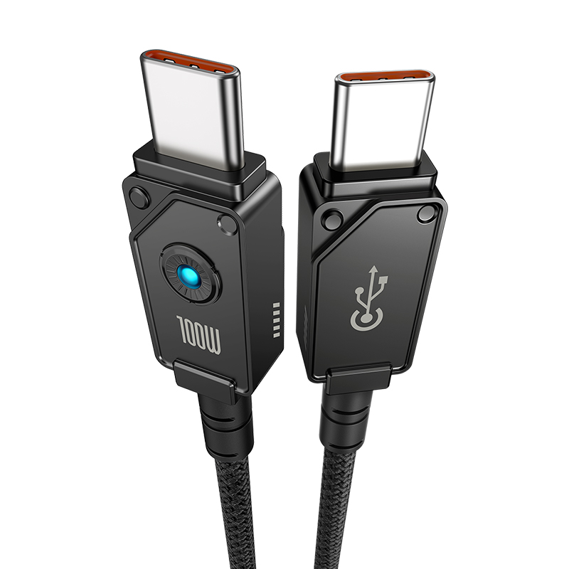 Baseus Unbreakable Series Fast Charging Data Cable Type-C to Type-C 100W 1m Cluster. 