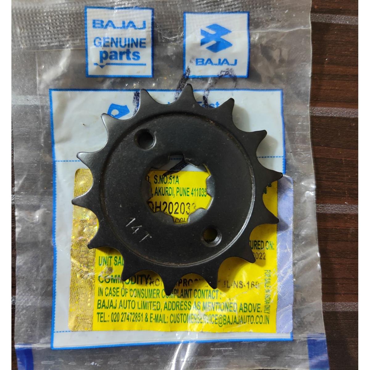 Pulsar ns160 hot sale chain sprocket