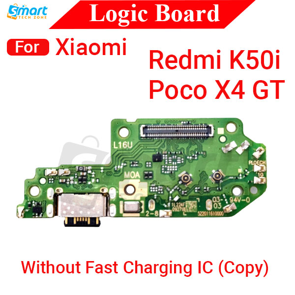 Charging Logic Board For Xiaomi Redmi K50i/ Poco X4 GT Charging Port USB Plug PCB Dock Connector Spare parts. 