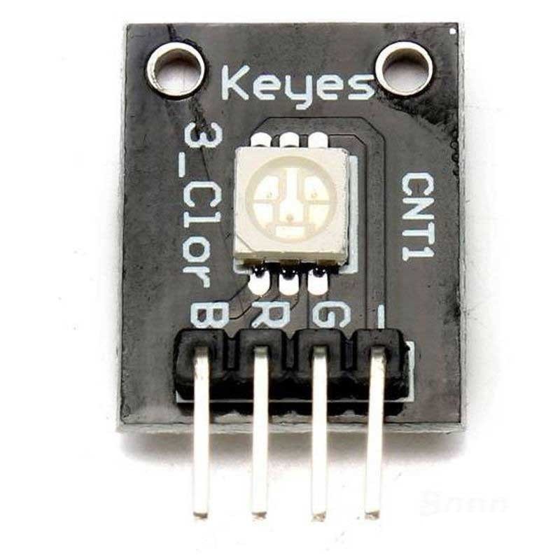 RGB SMD LED Light Module 3 Color Module Circuit Board RED GREEN BLUE RGB With 4 Pin Header For Arduino LED Light Bulbs RGB LED Module. 