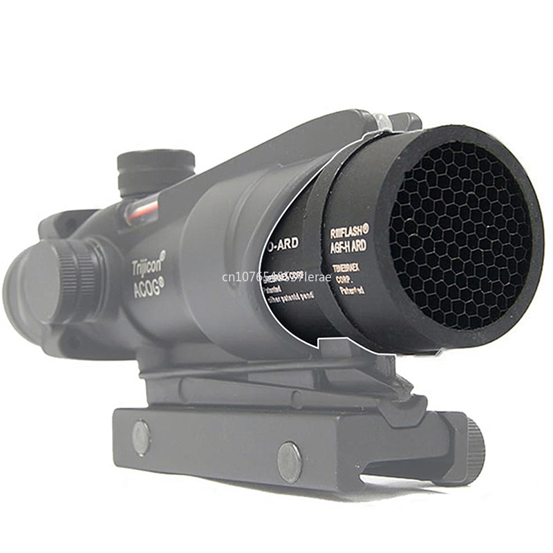 Tactical Killflash for Trijicon ACOG 1X32 4X32 Scope Metal Mesh Cover Cap Front Protector Anti-Reflection Honeycomb For Hunting. 