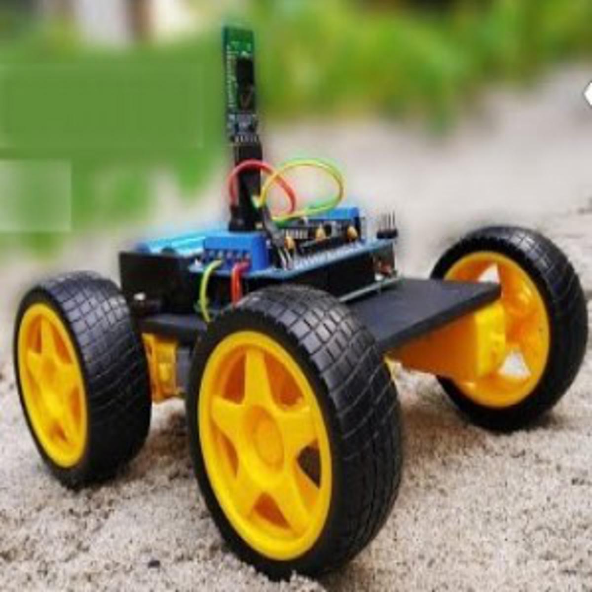 Bluetooth controlled Robot RoboBox-2 - remote control Robot. 