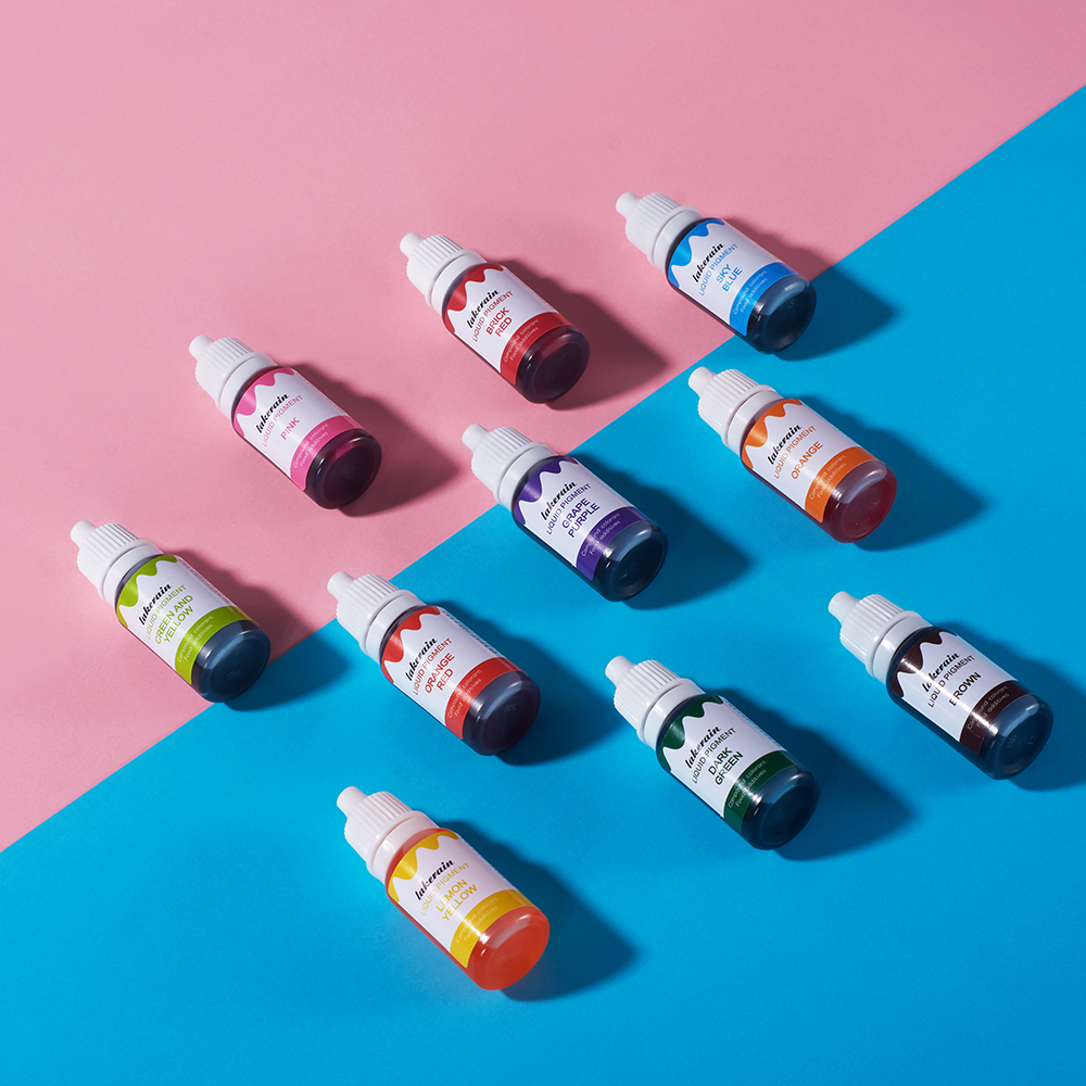 24 Colors DIY Handmade Lip Gloss Liquid Pigment Diffusion Pigment Epoxy Resin Pigments Liquid Colorant Dye Soap Coloring Making. 