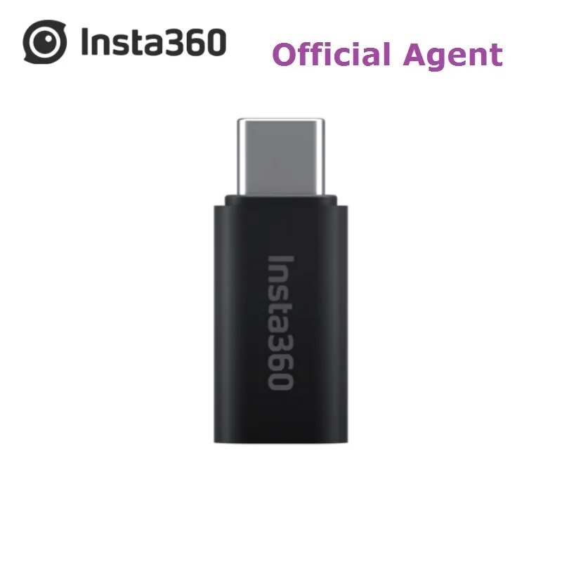 Insta360 ONE R Mic Adapter//Accessory For Insta 360 ONE R Type c to 3.5MM Microphone Adapter. 
