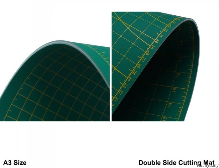 Cutting Mat Double-sided Non Slip Printed Grid Quality Cutting craft Board  A3/A4. 