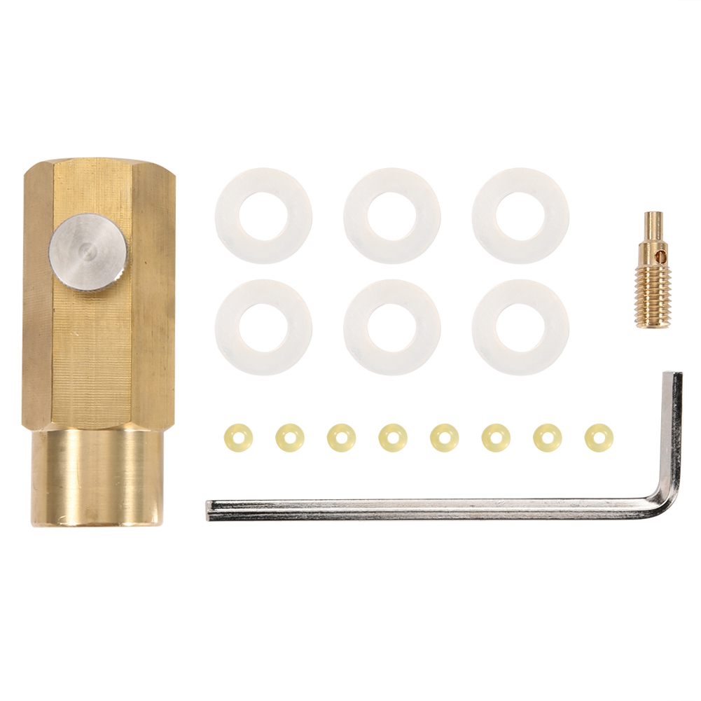 Filling SodaStream Tank CO2 Refill Adapter Connector Kit for CGA320 Valve of CO2 Tank. 