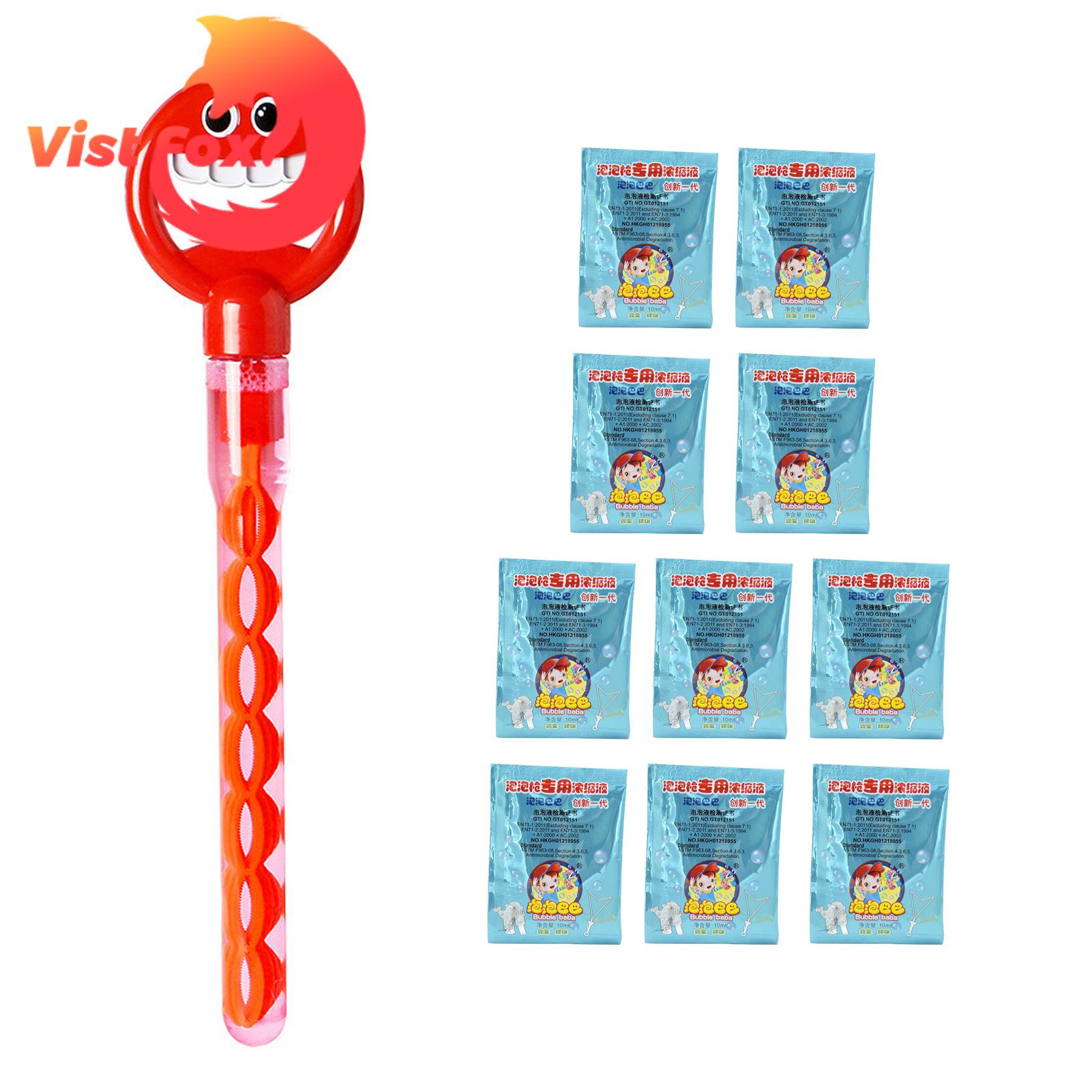 Simple and easy to use: Gently shake the hand-shaped bubble wand to produce a large number of colorful bubbles. 