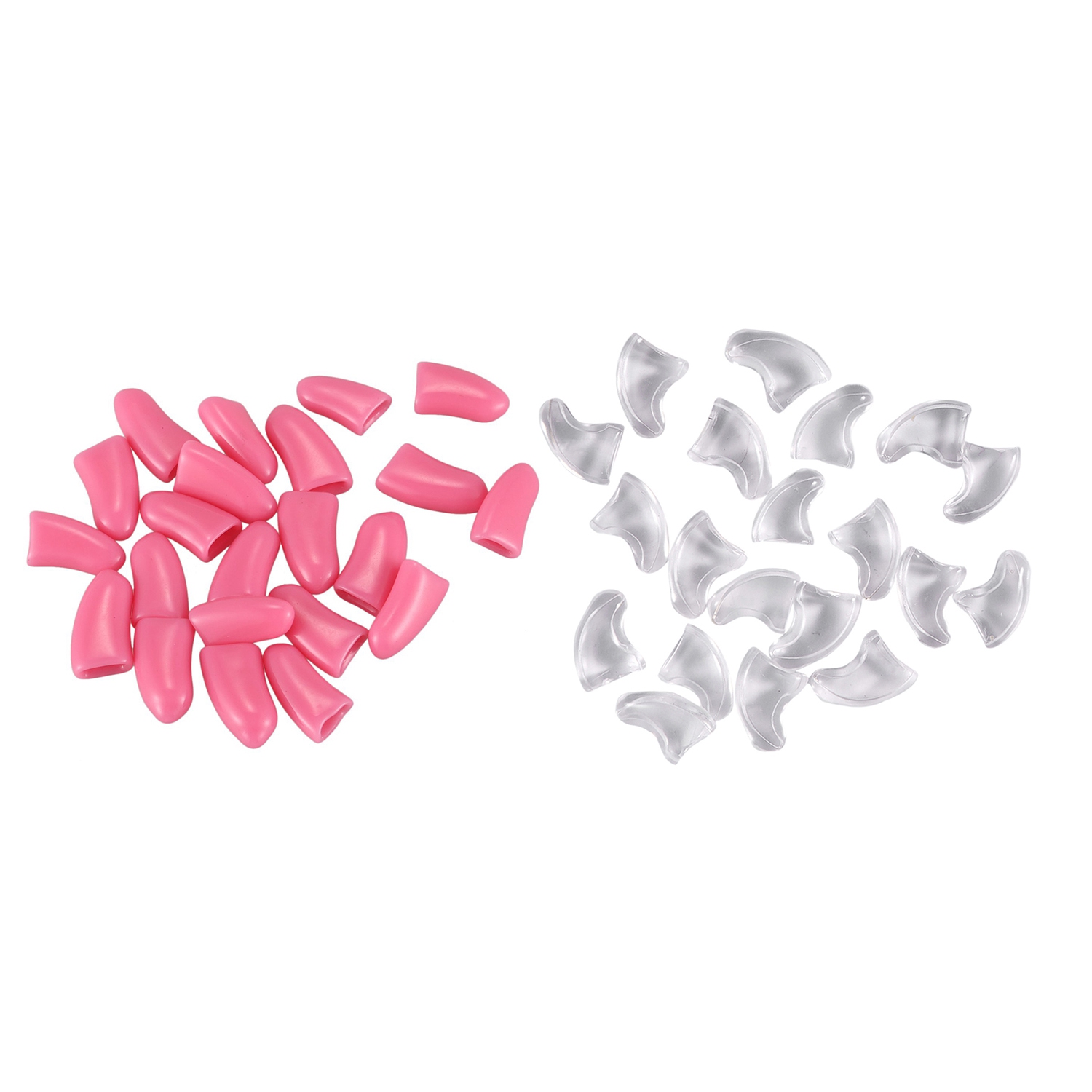 40 Pcs Soft Nail Caps for Cat Pet Claw Control Paws Off + Adhesive Glue - 20 Pcs M & 20 Pcs S. 