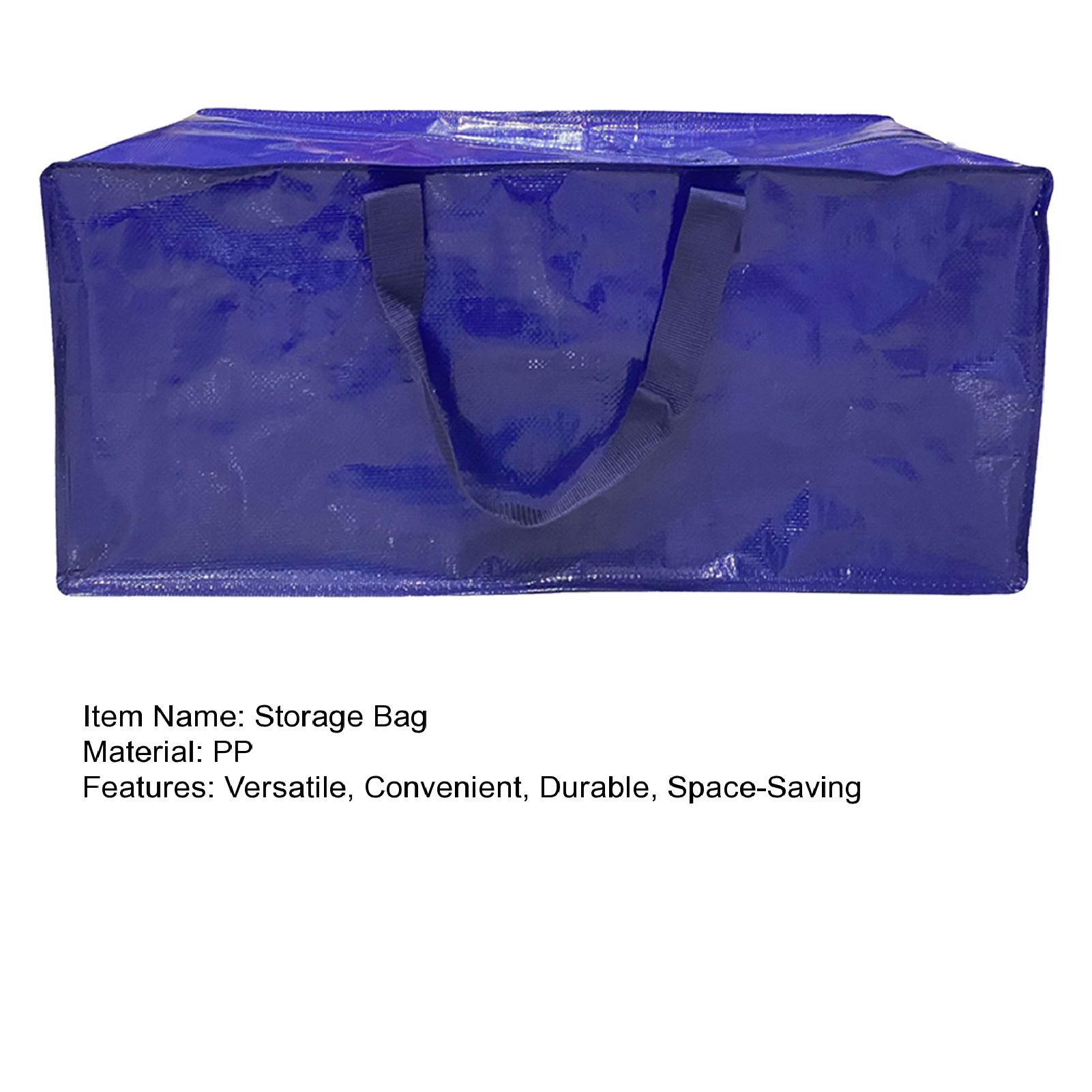 Storage Bag with Backpack Straps Extra Large Storage Bag with Strong Handles for Home Organization Quilt Clothes Organizer Foldable Storage Bag. 