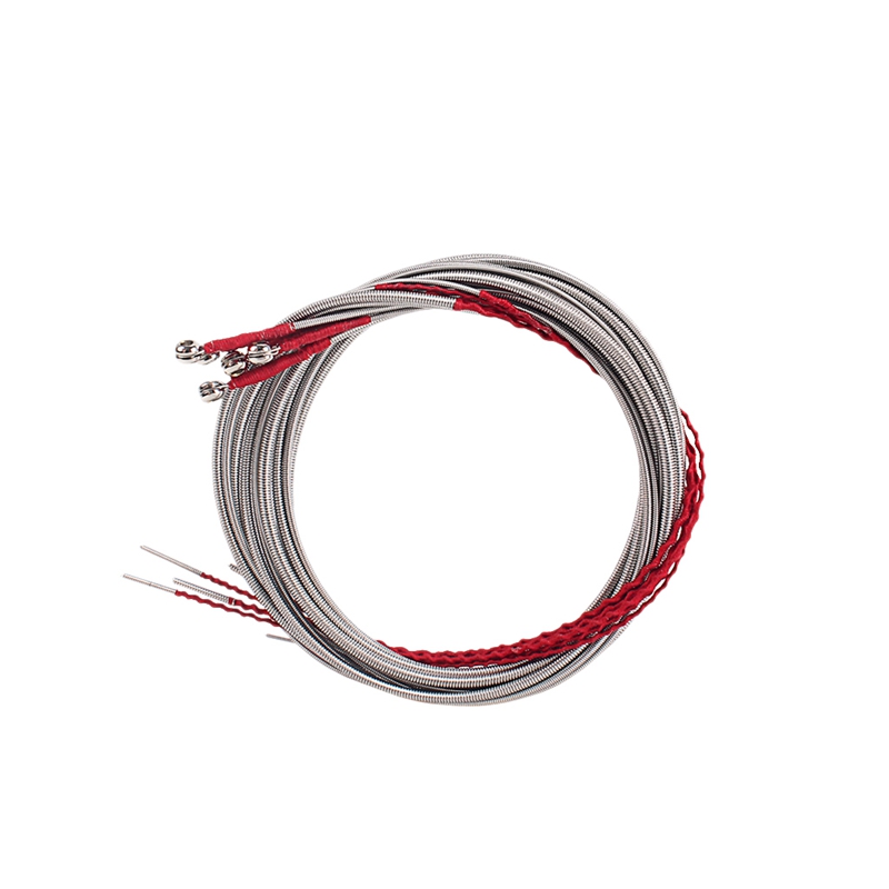 Set Of 5 Steel Strings for 5 String Bass Guitar Great Replacement Durable. 