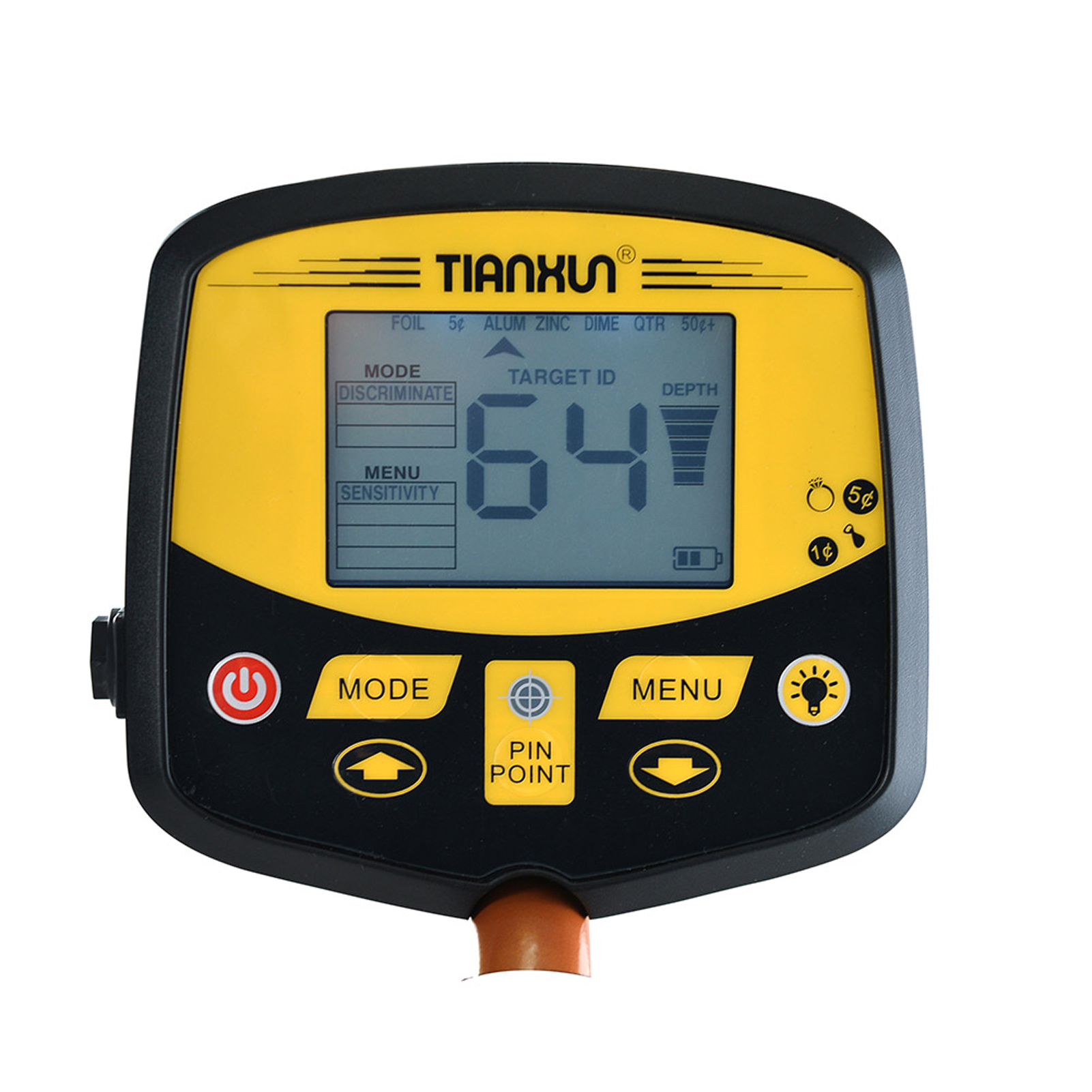 TIANXUN TX-950 Dis-cover Pro LCD Display Screen Handheld Me-tal Detector Easy Installation High Sensitivity High Accuracy Me-tal Detecting Tool Jewe-lry Treasure Underground G-old-Me-tal Finder Pinpointer for Adults and Kids. 