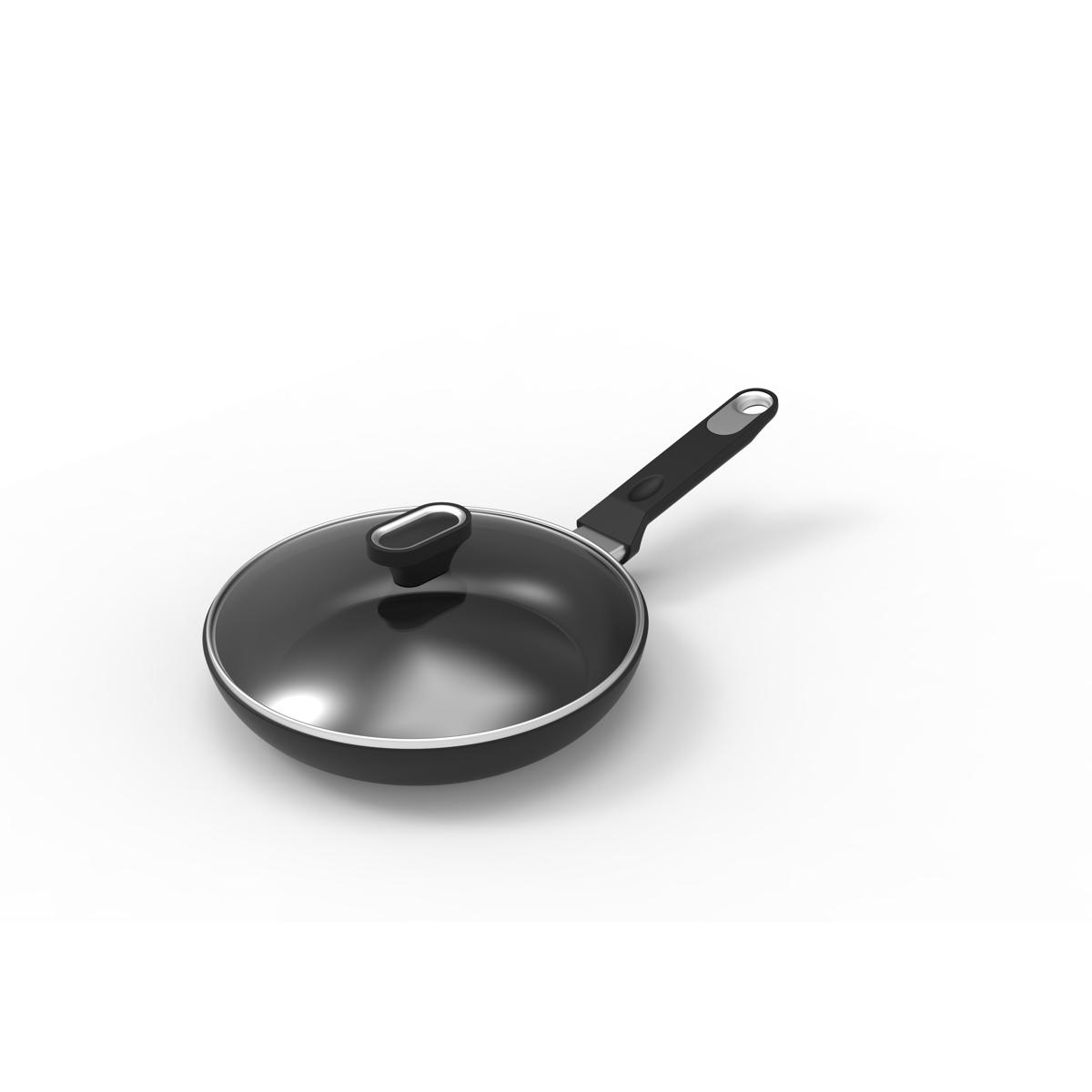 Walton Fry Pen with Glass Lid [WCW-SFGC2800] - 28 CM