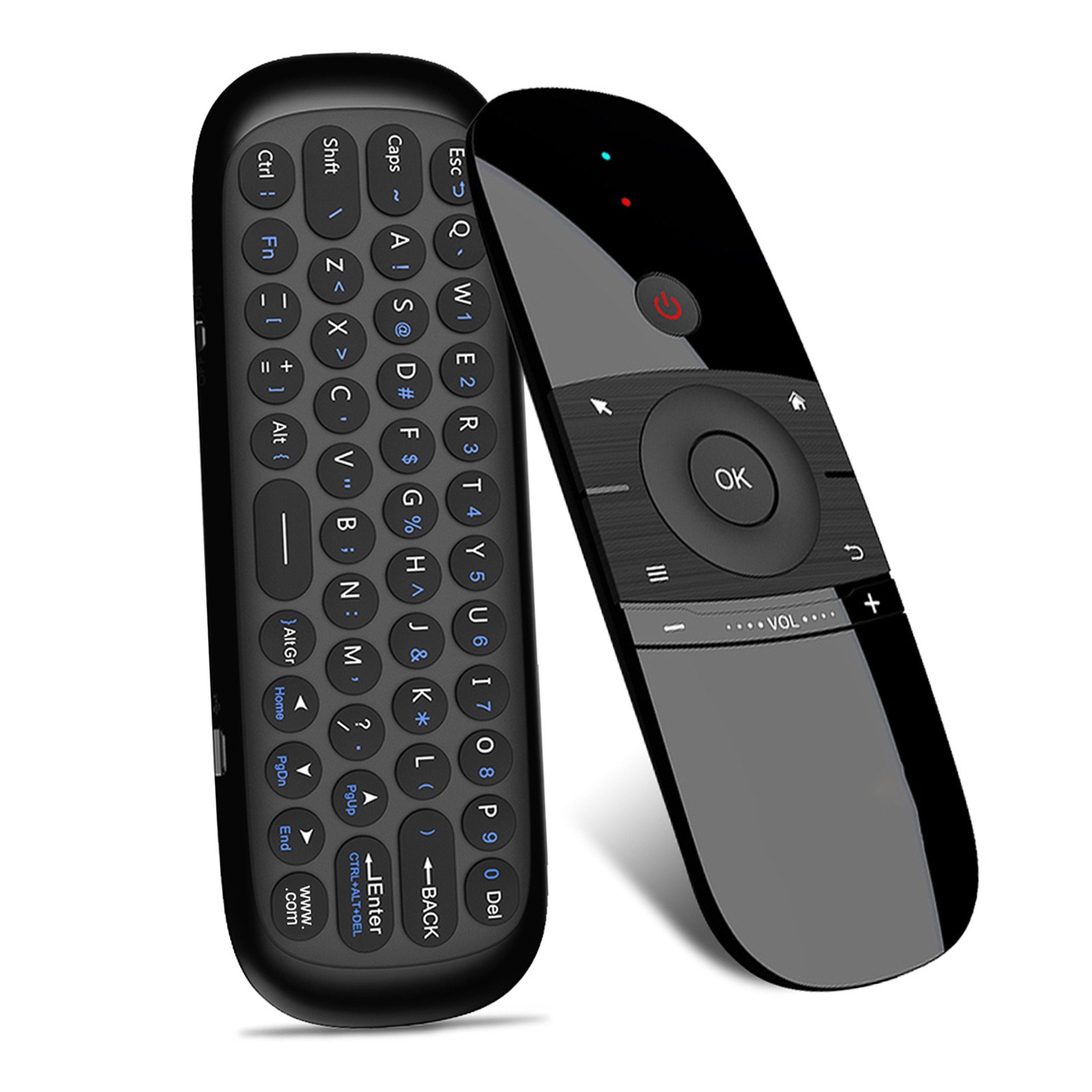 Wechip W1 Wireless QWERTY Keyboard 2.4G Air Mouse Remote Control-english