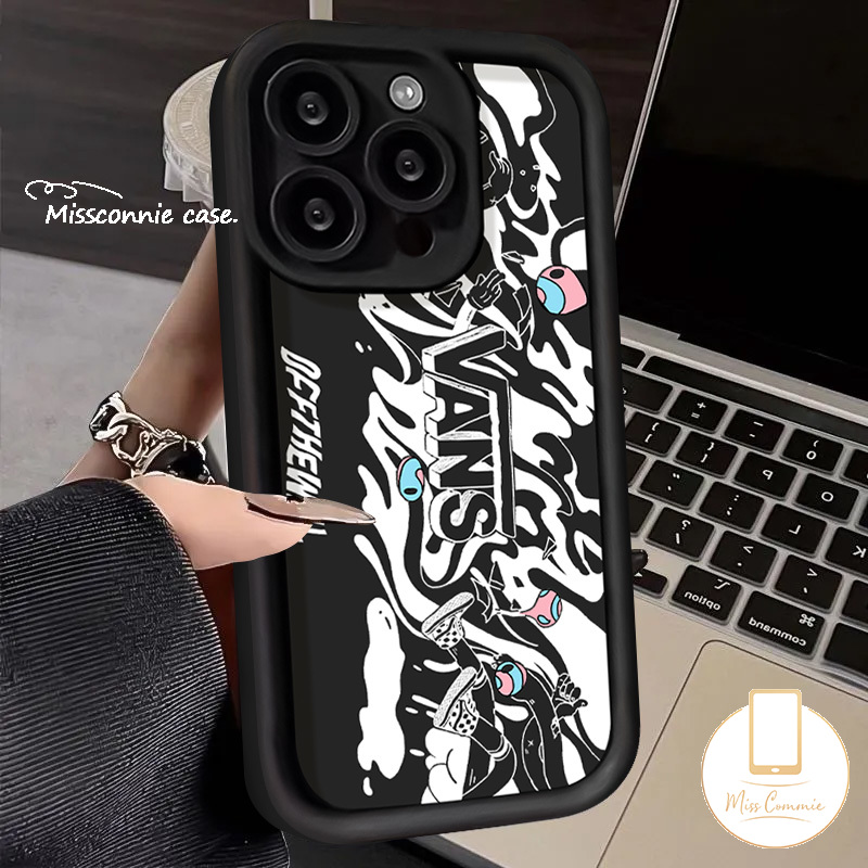 Horizontal English VANS Case For Infinix Smart 8 7 Hot 30i 30 Play Tecno Spark Go 2024 10C 10 Go 2023 Camon 20 Pro Note 12 G96 30 Pro Couples Angel Eyes Soft Cover. 