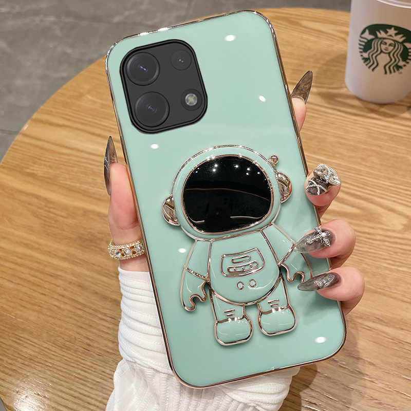 New Phone Case For Infinix GT 10 Pro 5G Cover Astronaut Holder Stand Fashion Soft Silicone For Infinix GT 10 Pro Case