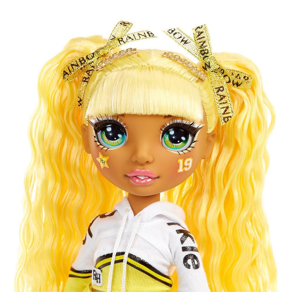 Rainbow High Cheerleader Ruby Anderson Doll | Size: 11inch/28cm | Fully Movable | Arms And Legs Can Be Bend. 