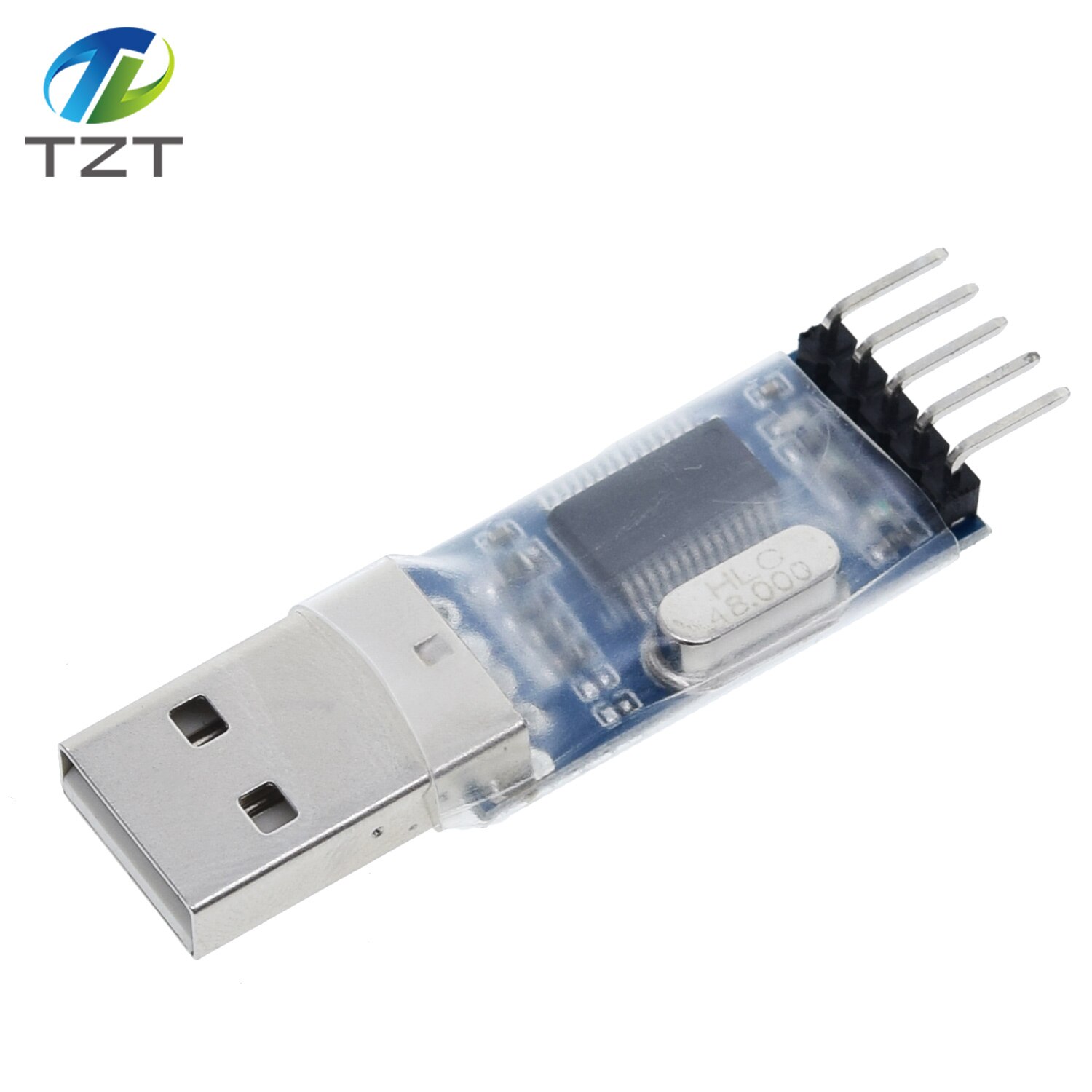 【happy one】toTTL / USB-TTL / STC microcontroller programmer / PL2303 in nine upgrades with a transparent. 