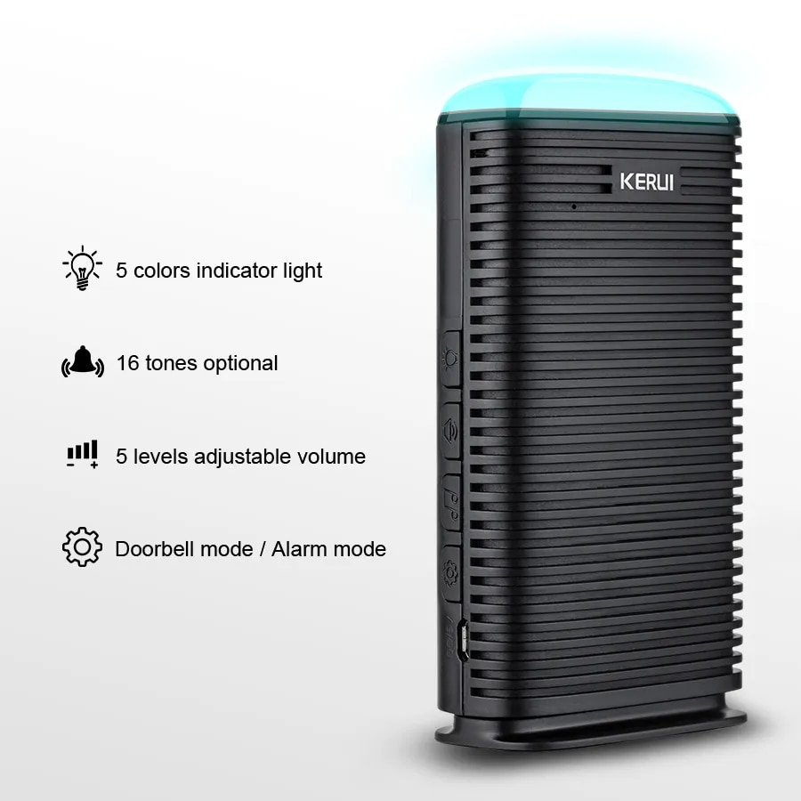 KERUI DW9 Wireless Driveway Security Alarm Waterproof PIR Motion Detector Garage Welcome Burglar Alarm Secure System Patrol. 