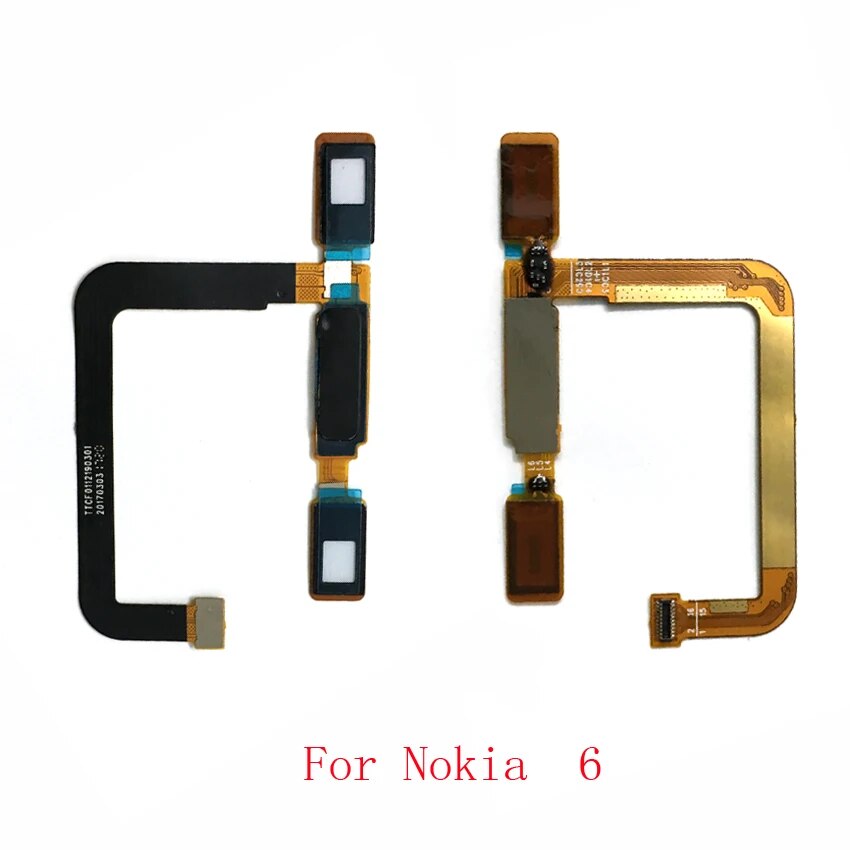 Tested Fingerprint Sensor Flex Cable For Nokia 5 6 7 8 Home Back Button Key Touch ID Repair Parts. 