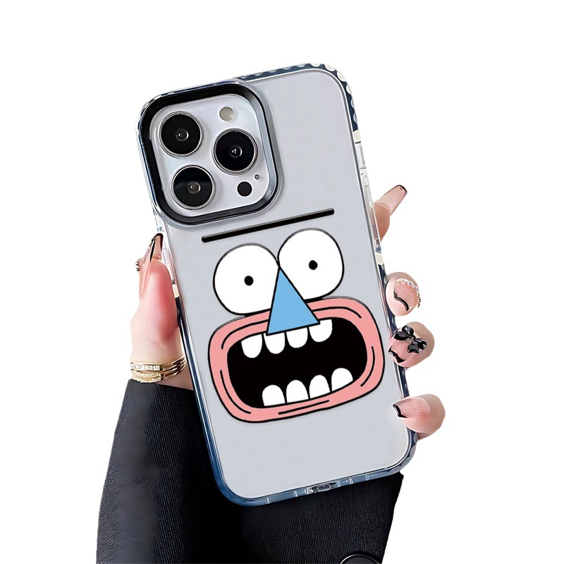 Funny surprise emoji for Apple 14 Pro Max phone case iPhone 13 new 15 pro soft shell X/XS. 