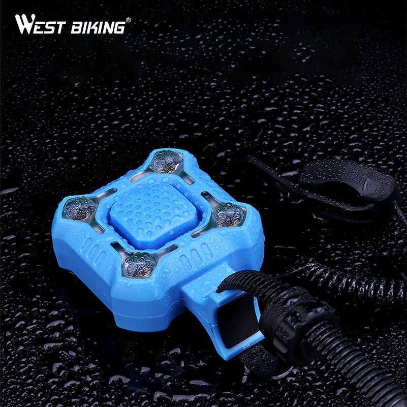 Waterproof High light and highdecibles Bicycle Rechargeable lamp horn - Blue - Cycle Accessories - Cycle Accessories - Cycle Accessories. 