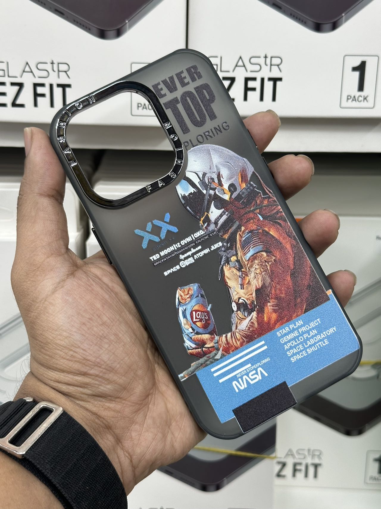 For iPhone All Series available NASA pattern TPU material skin feeling phone case Cool Phone Case Back Cover. 