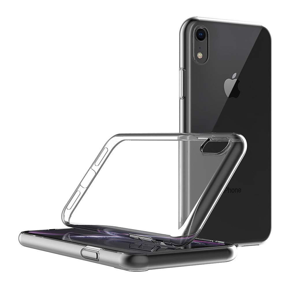 For Apple iPhone XR Transparent Clear Soft TPU Case Cover. 