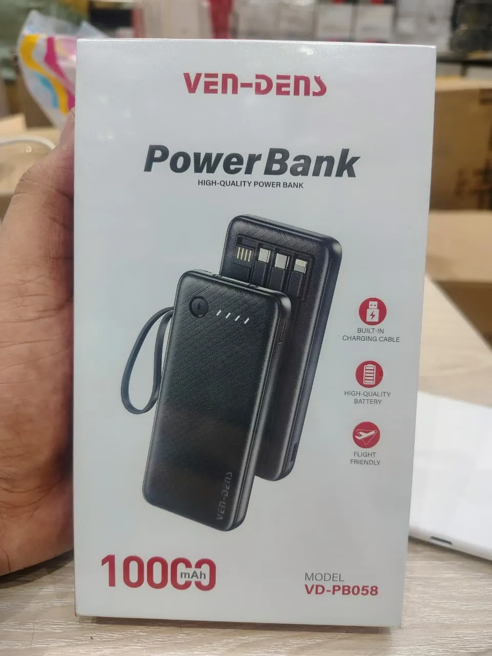 Ven-Dens Power Bank 20000 mAh VD-PB059