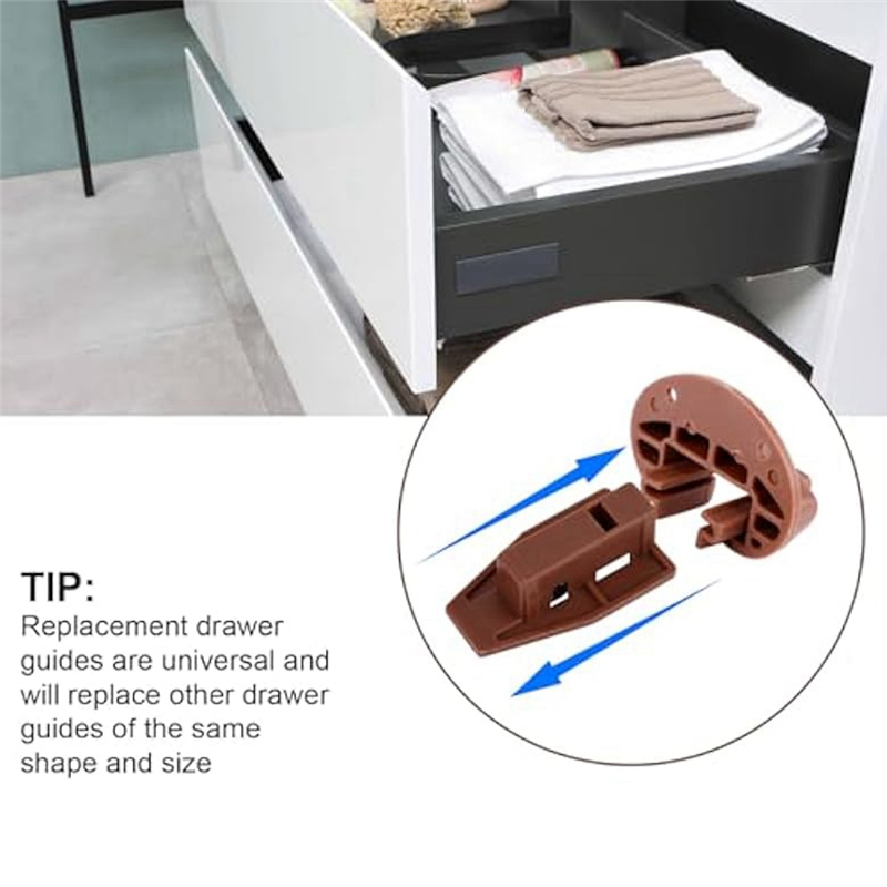 Drawer Slides Guides for Center Mount Drawer Dresser Drawer Replacement Accessories. 