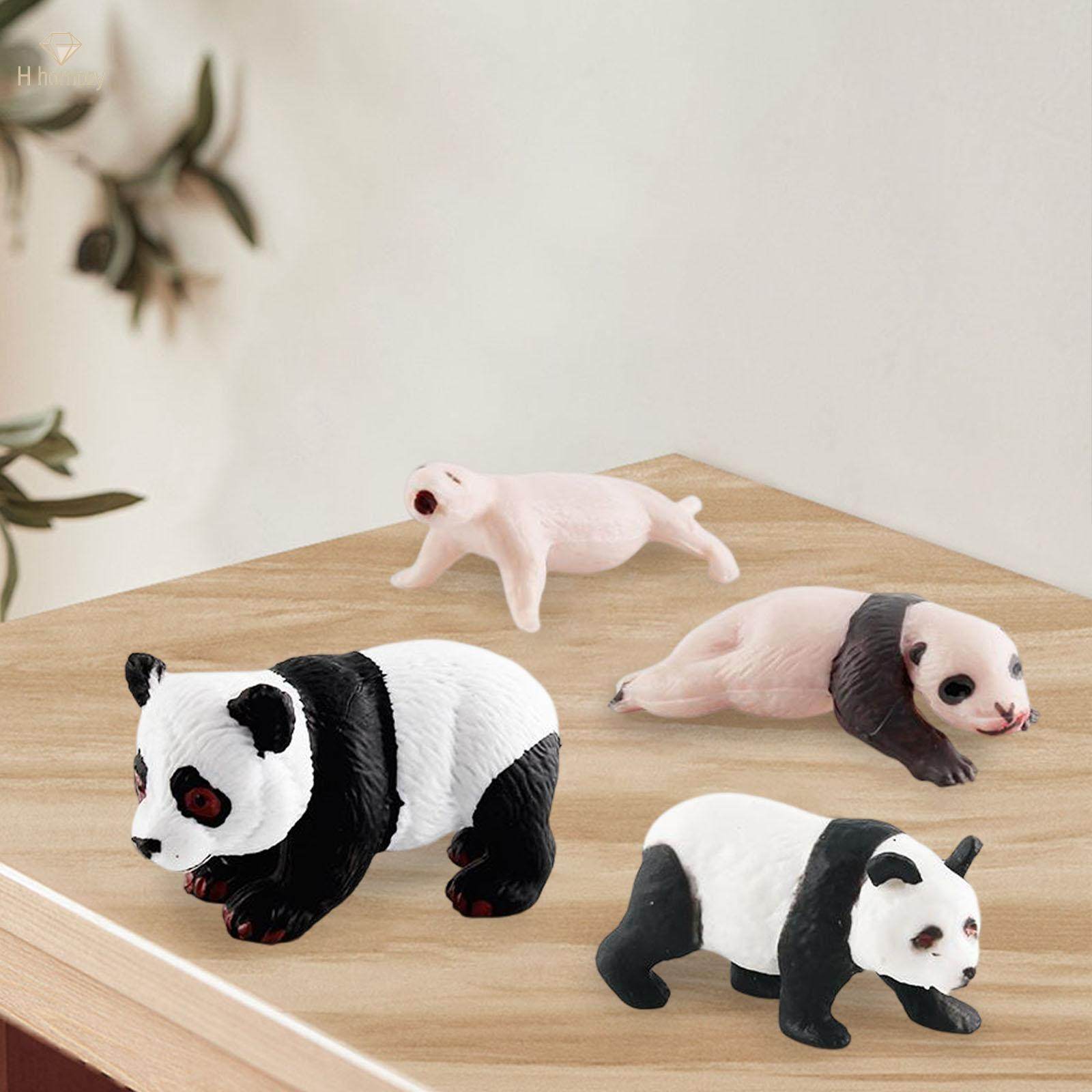 panda Model 4 Stages of Panda Playset Science Educational Toys Animal Growth Cycle Models. 