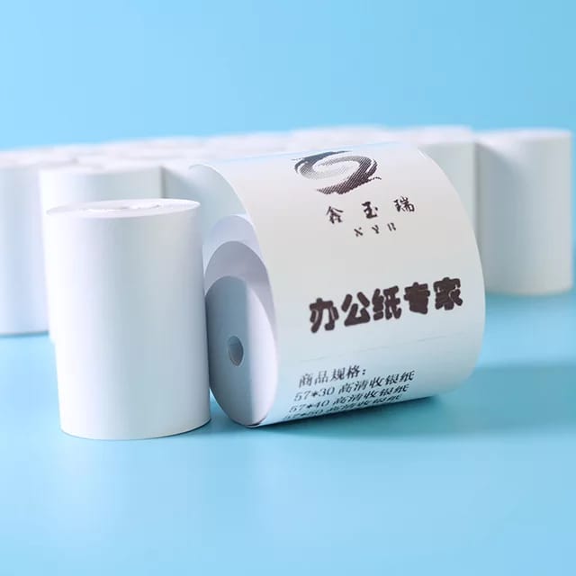 10Rolls (57x40mm) Thermal Paper Rolls for 2-Inch width (58mm) POS and Receipt Printers – Durable, High-Quality, Fade-Resistant for Clear, Long-Lasting Prints. 
